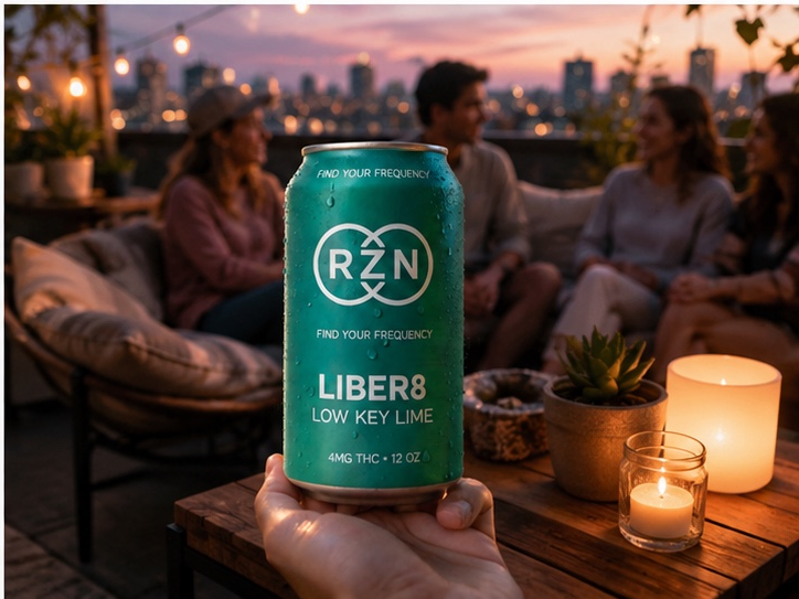 LIBER8 - Lowkey Lime 4 pack of 12 ounce cans