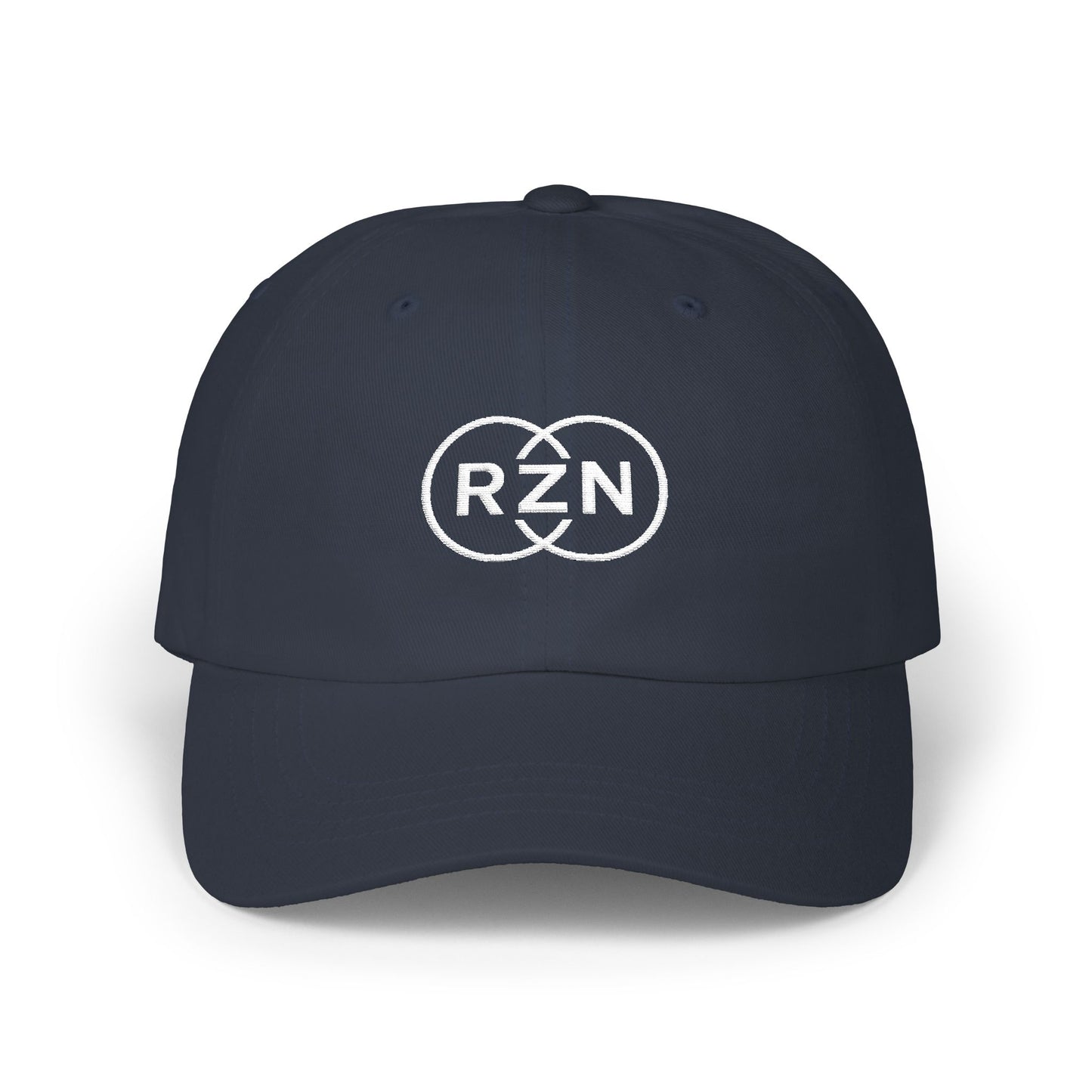 RZN8 Hat — Embroidered Logo, Navy